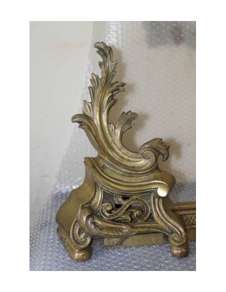 009 (005) FERMABRACI PER CAMINETTO IN STILE BAROCCO