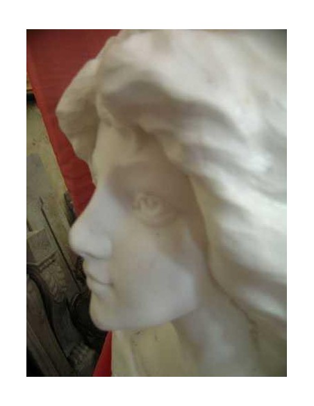 329 Busto, epoca e gusto Liberty, Statuario Carrara