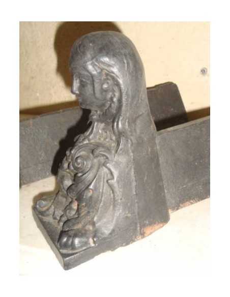 020 "FIGURINES" IN GHISA D'ARTE PER CAMINETTO