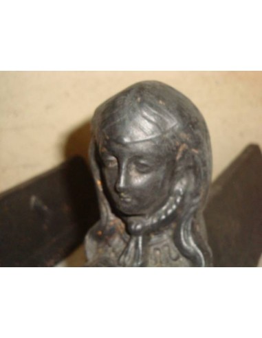 020 "FIGURINES" IN GHISA D'ARTE PER CAMINETTO