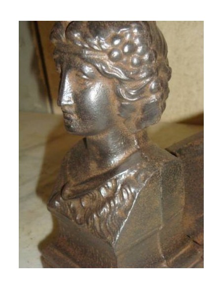 023 "MATRONA ROMANA", COPPIA IN GHISA D'EPOCA LIBERTY