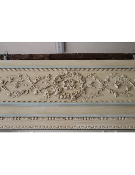 289G CAMINIERA A PANNELLO LACCATA CON COLORI ORIGINALISSIMI