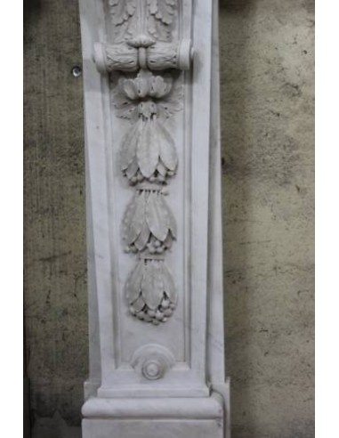 226 AG MONUMENTALE CAMINO LUIGI XVI IN BIANCO...