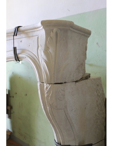 955 RAFFINATISSIMA CORNICE REGGENZA IN PIERRE DU BEAUJOLAIS