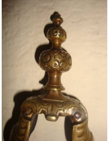 016 SERVITORE PER CAMINETTO IN BRONZO ED...