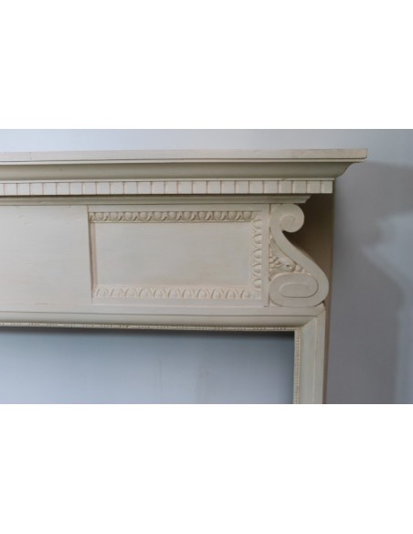 1023 CAMINETTO ART DECO D'EPOCA IN LEGNO