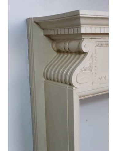 1023 CAMINETTO ART DECO D'EPOCA IN LEGNO