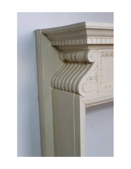 1023 CAMINETTO ART DECO D'EPOCA IN LEGNO