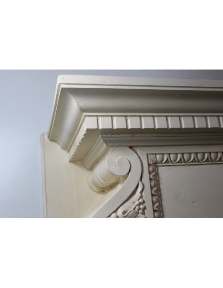 1023 CAMINETTO ART DECO D'EPOCA IN LEGNO