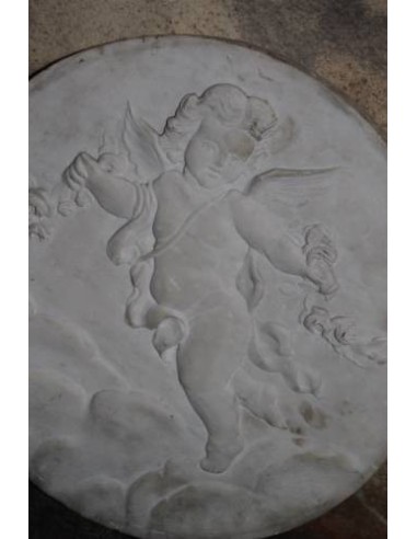 009 COPPIA CHERUBINI IN STATUARIO CARRARA