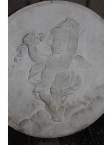 009 COPPIA CHERUBINI IN STATUARIO CARRARA