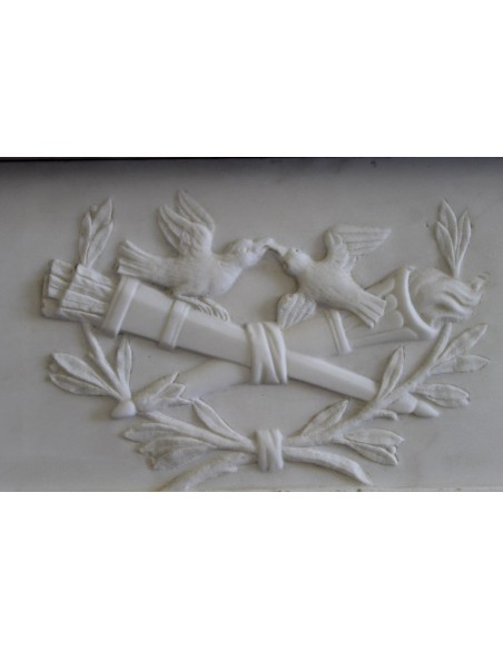 849 AG IMPORTANTISSIMO CAMINETTO LUCCHESE, EPOCA E STILE DIRETTORIO