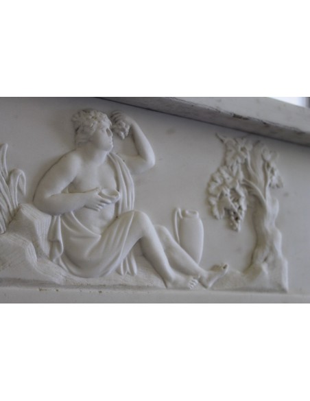 849 AG IMPORTANTISSIMO CAMINETTO LUCCHESE, EPOCA E STILE DIRETTORIO