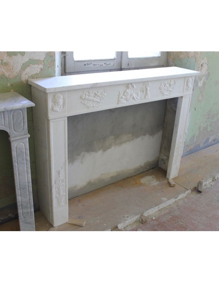 849 AG IMPORTANTISSIMO CAMINETTO LUCCHESE, EPOCA E STILE DIRETTORIO