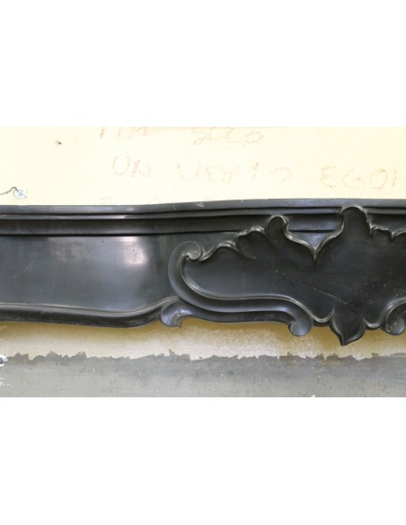 809 GIGANTESCO E SPETTACOLARE CAMINO LIBERTY IN FASCINOSO MARMO NERO VARENNA