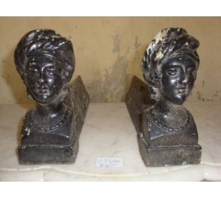 059 "DONNA ORIENTALE" IN GHISA D'ARTE PER IL VOSTRO CAMINO