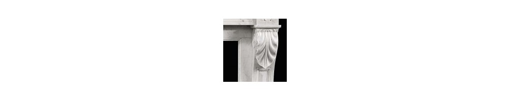 CAMINI ANTICHI IN MARMO. ANTIQUE MARBLE MANTELS. CHEMINÉES ANCIENNES.